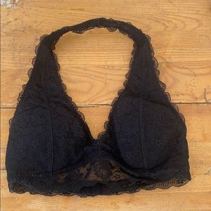 Black lace bralette